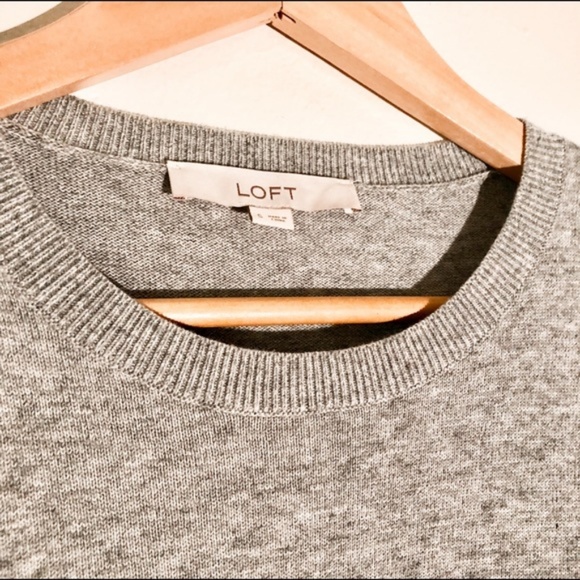 LOFT Gray Cardigan Sweater - Picture 4 of 6